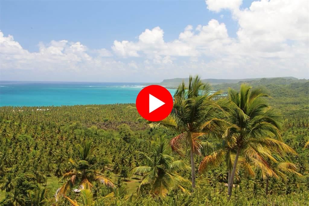 Land for Sale overlooking Playa Rincon Samana Dominican Republic.